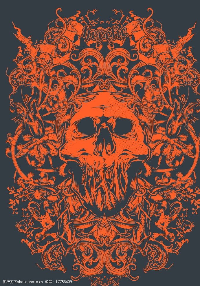 纹身图案t恤花纹图片