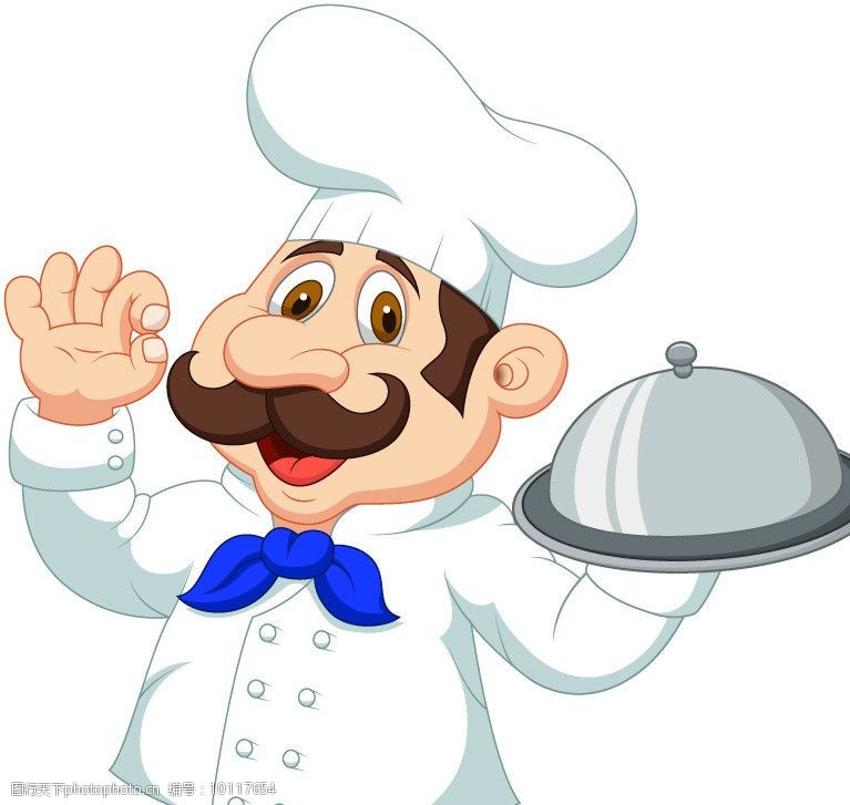 卡通厨师设计图片