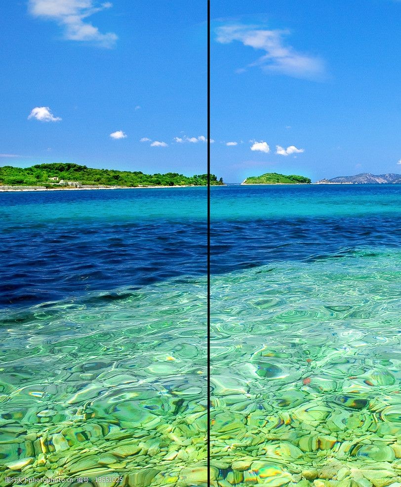 关键词:移门图案 移门 移门模板 大海 蓝天 白云 山 清爽 夏日 海边