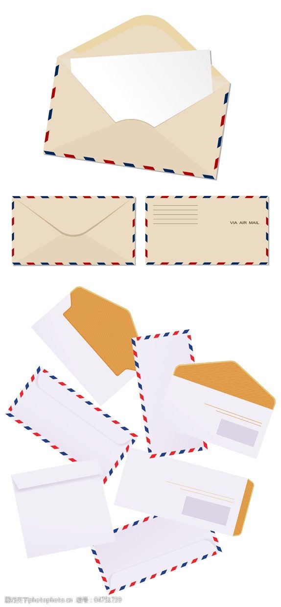 信封样式设计图图片