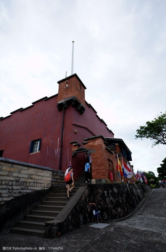 台湾淡水红毛城图片