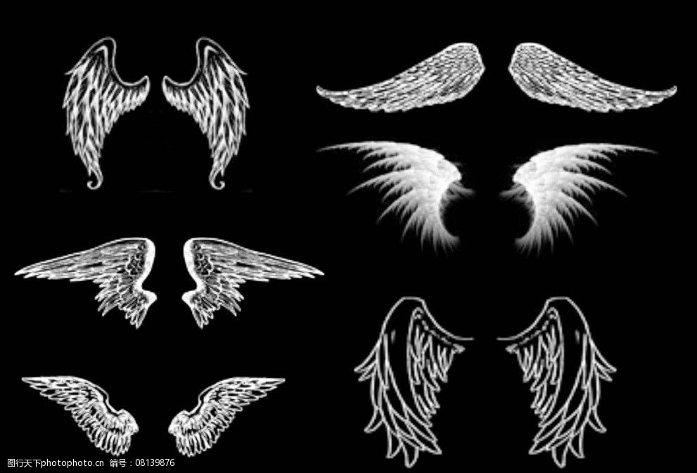 6种天使羽翼笔刷