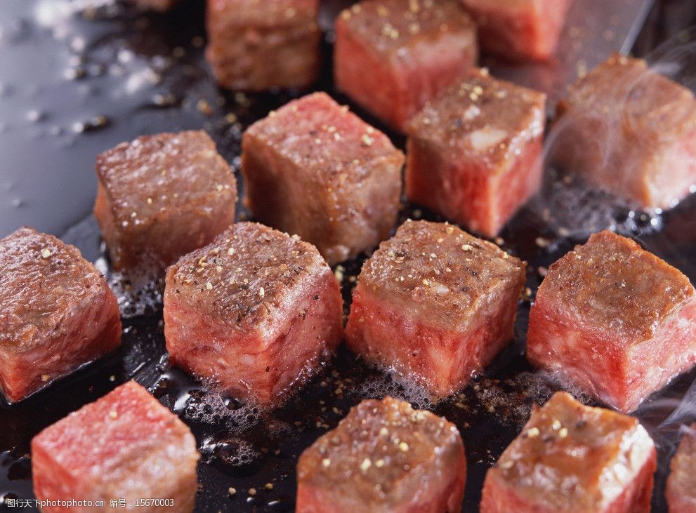 火焰菲力牛排图片