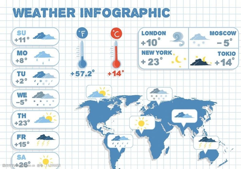 天气预报图标图片