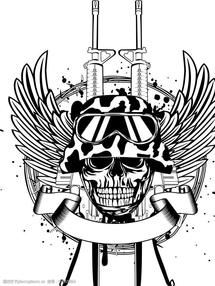 skull骷髅头骨图片