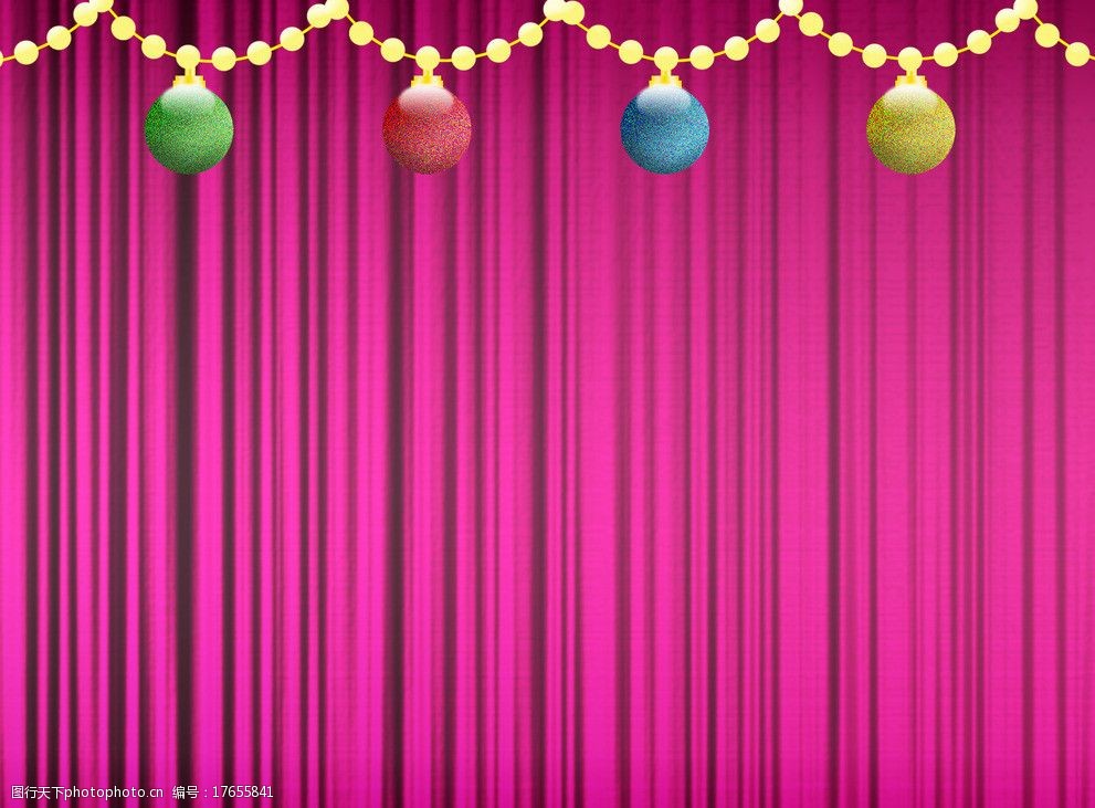 逼真舞台幕布模版设计图片