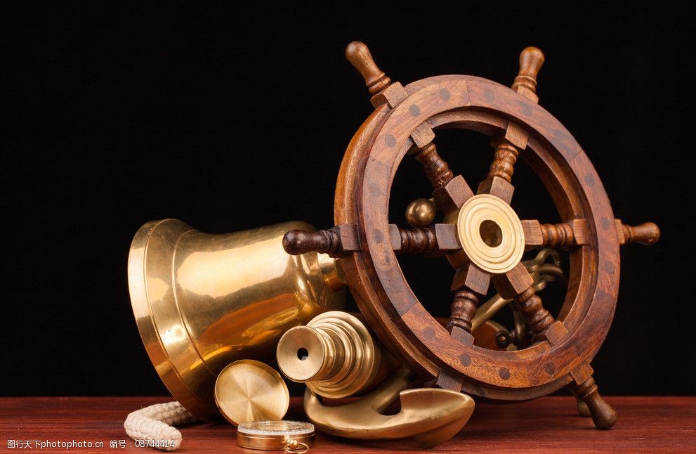 关键词:罗盘指南针 罗盘 铃铛 航海用品 远足用品 舵轮 船舵 传统文化