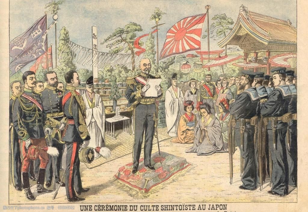 日本军队油画图片