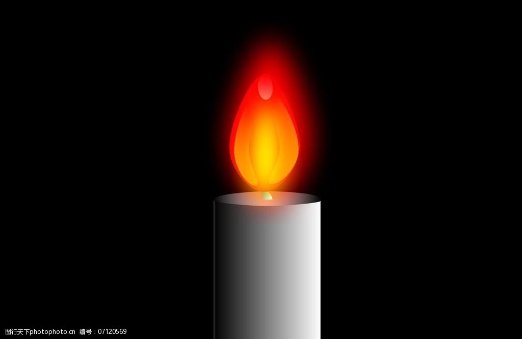 燃烧的蜡烛图片