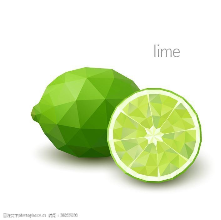 青柠檬水果设计图片