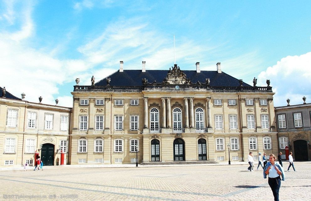 丹麦阿美琳堡女王宫殿图片
