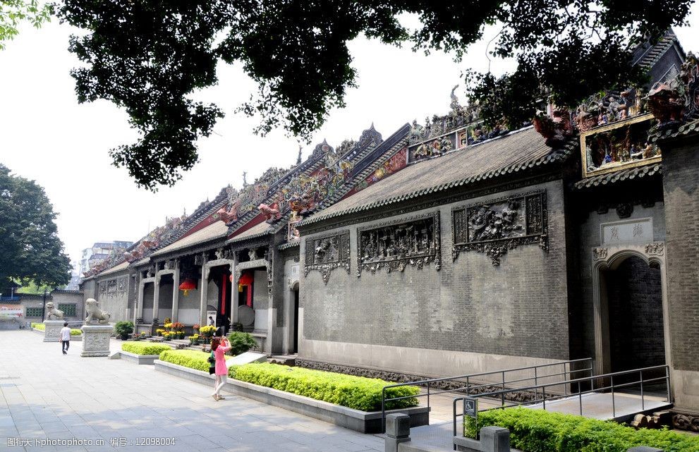 广州陈家祠堂古代建筑图片