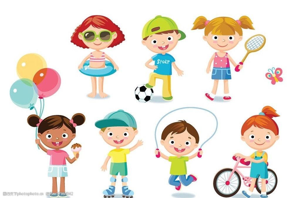 卡通儿童孩子小孩动漫图片