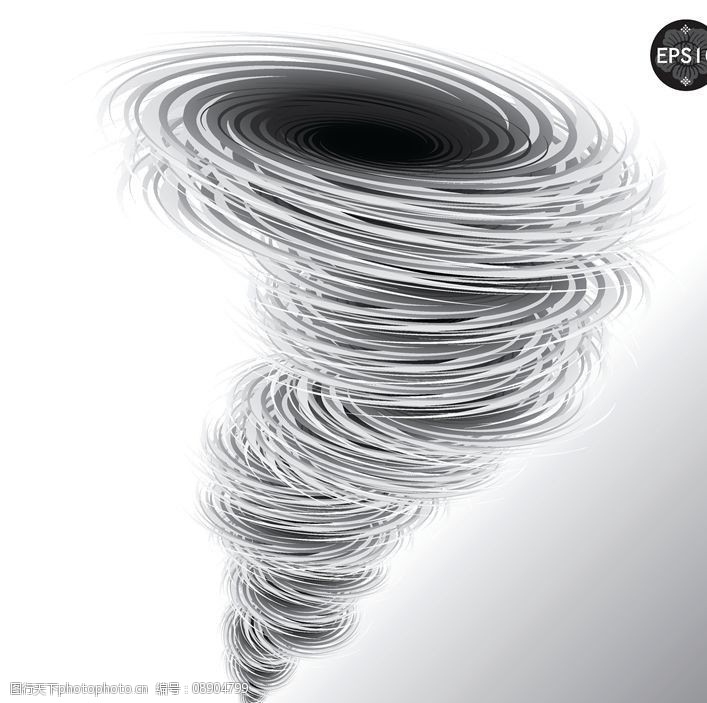 龙卷风暴风大风刮风图片