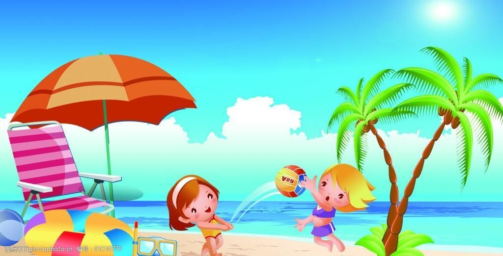 夏季卡通海报图片