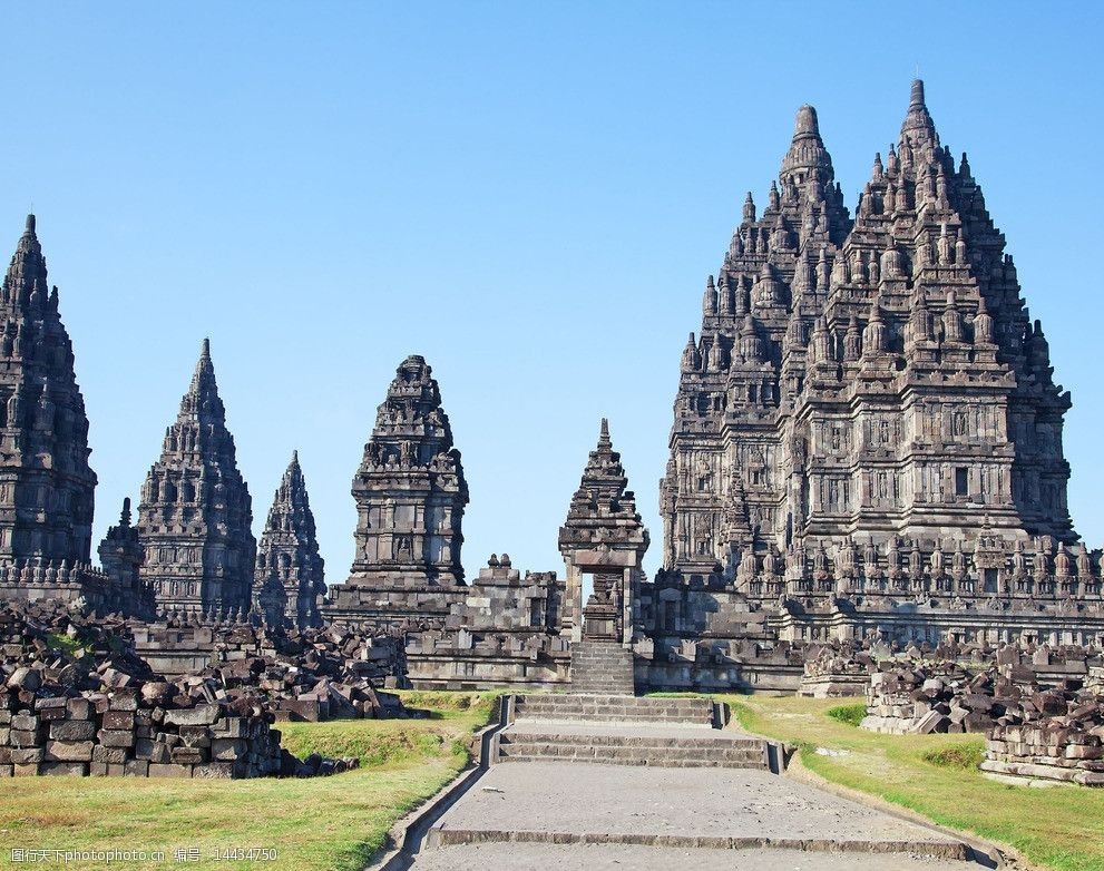 印尼婆罗浮屠寺图片
