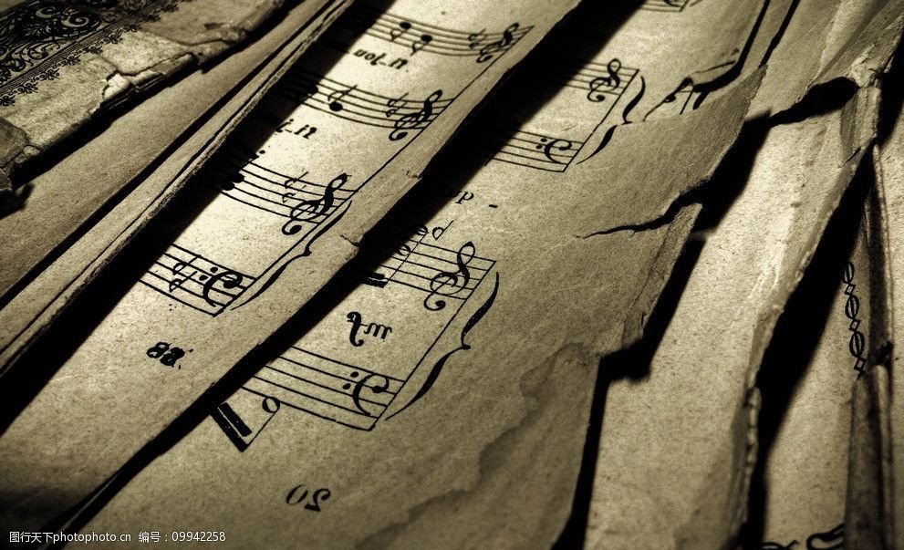 乐谱古典艺术图片