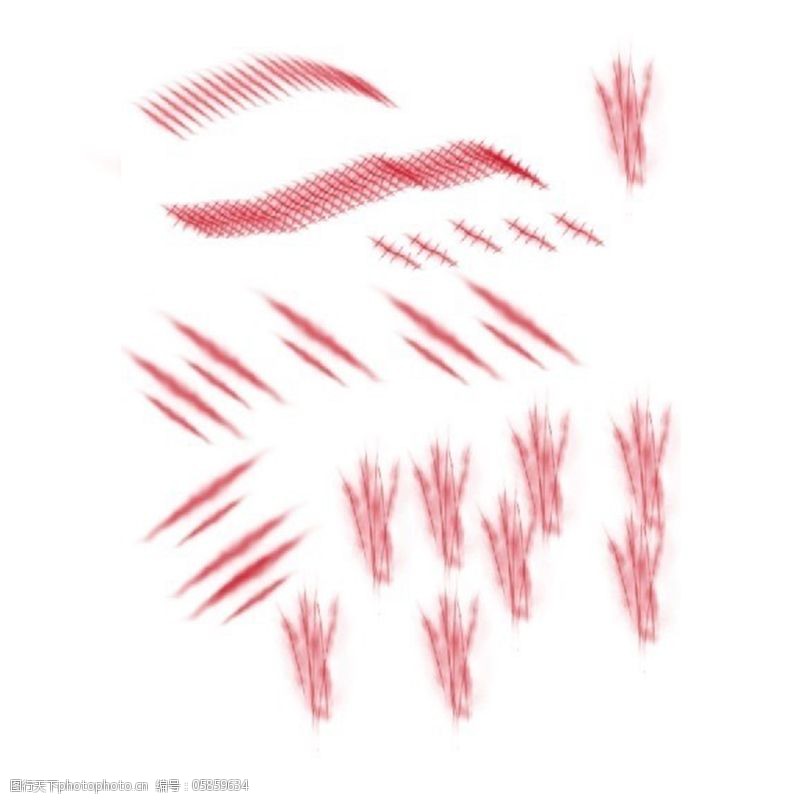 疤痕效果ps笔刷免费下载 ps笔刷 笔刷素材 ps笔刷 疤痕笔刷 伤疤笔刷