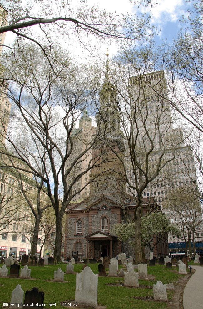 关键词:圣保罗礼拜堂 美国纽约 基督教礼拜堂 教堂 西式教堂 建筑