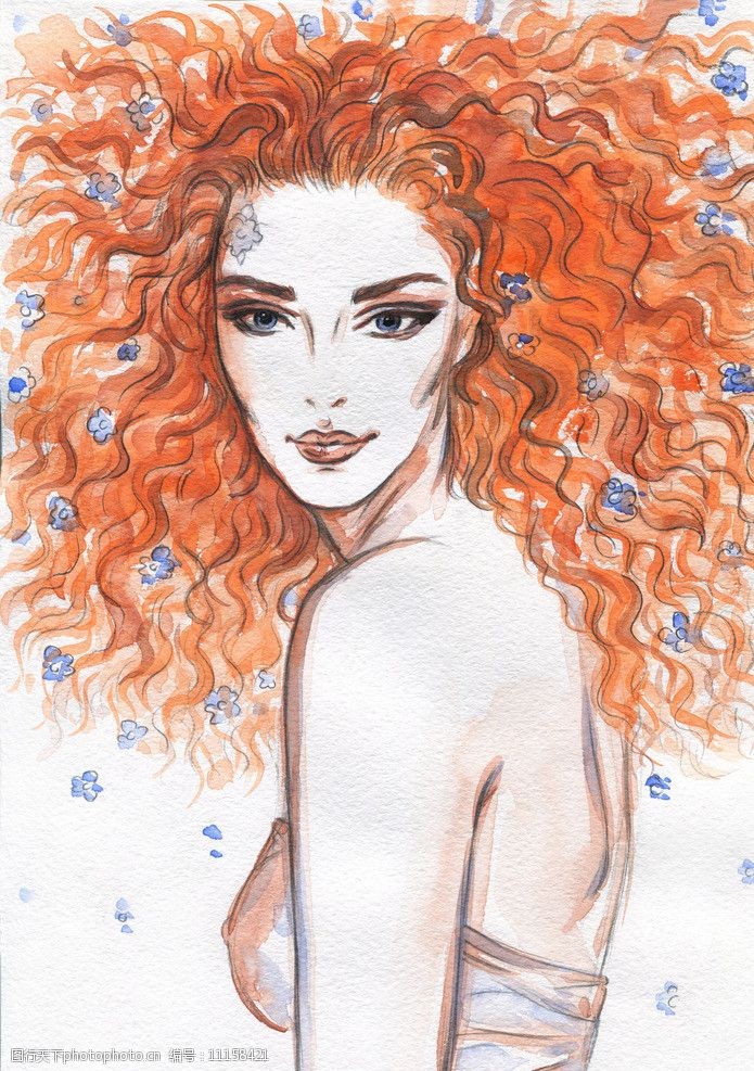 女孩画像女人肖像图片