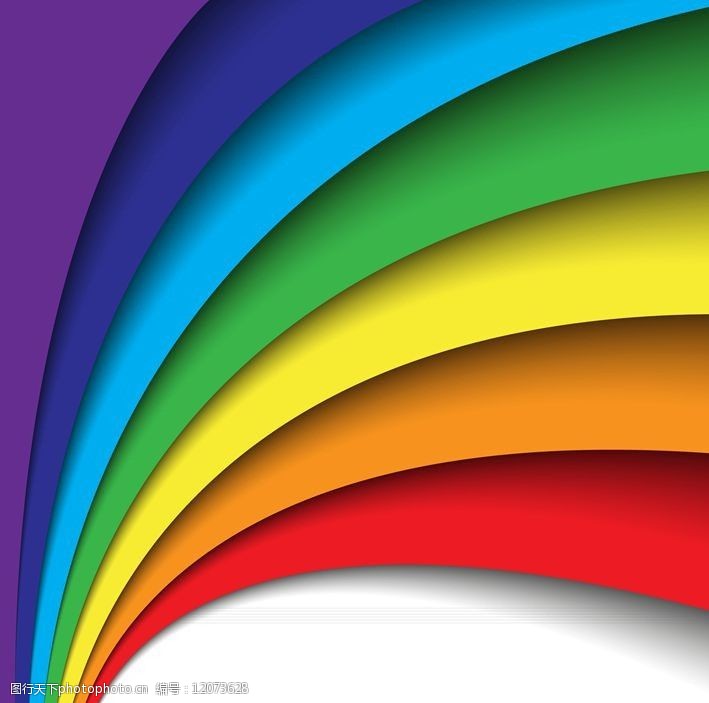 彩虹背景图片
