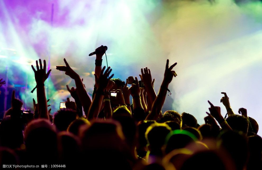 摇滚现场演唱会歌迷图片
