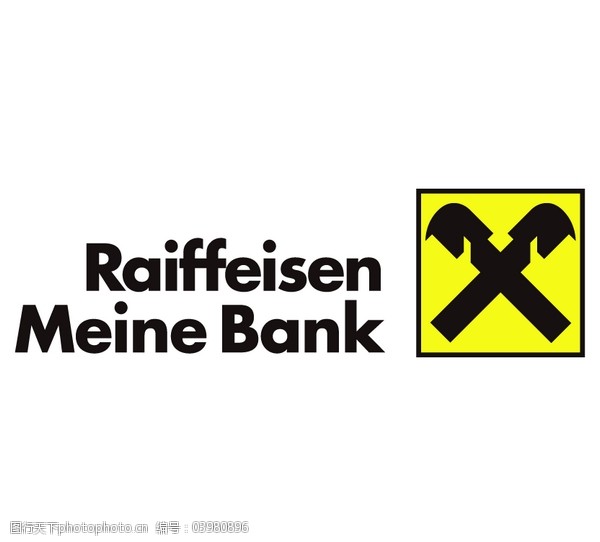 1)logo設計欣賞raiffeisen_meine_bank(1)銀行業logo下載標誌設計欣賞