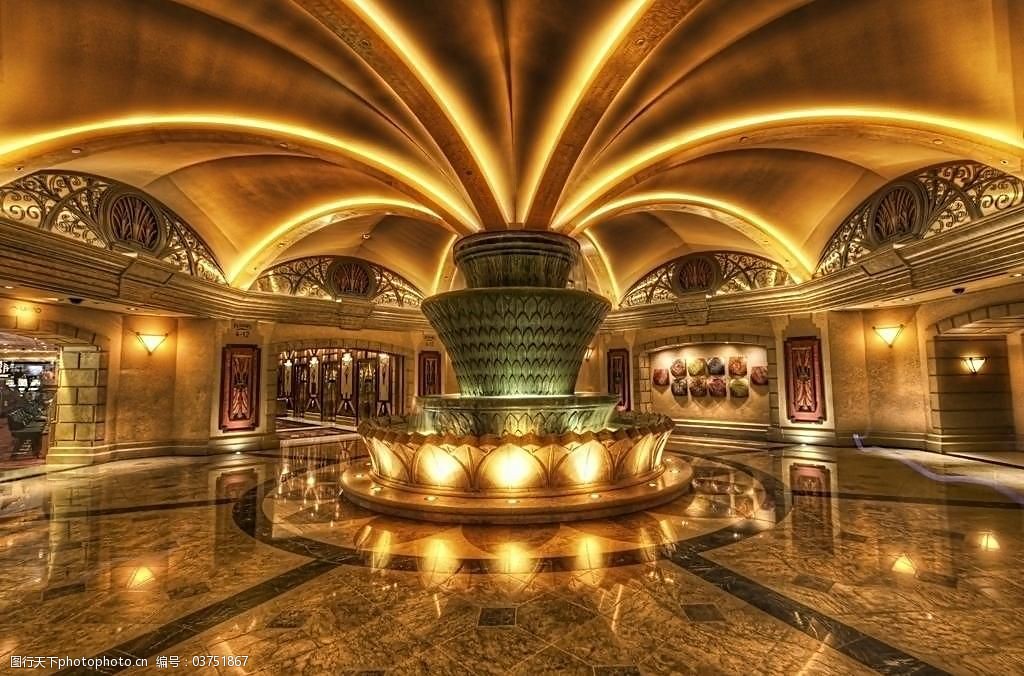 酒店金色大厅图片