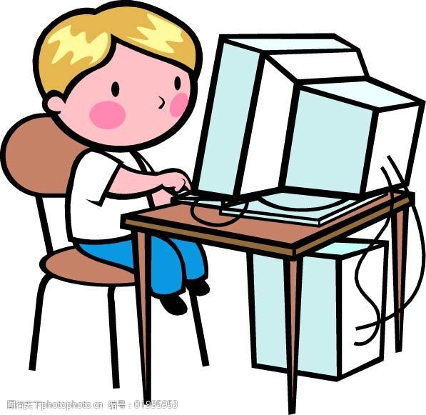 关键词:玩电脑的小男孩免费下载 插画 玩电脑的小男孩 矢量 矢量图