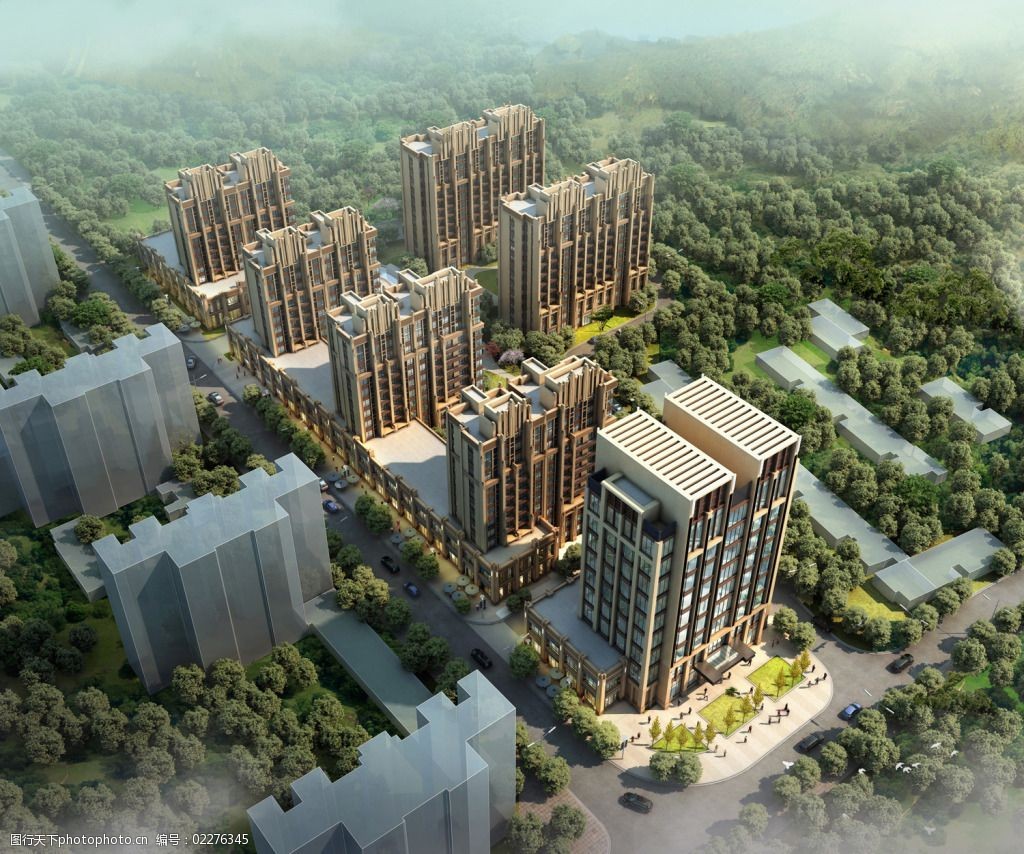 重庆中铁项目小区鸟瞰