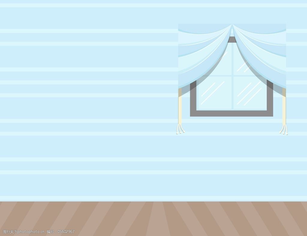 室壁-卡通背景矢量