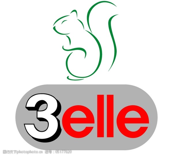3ellelogo设计欣赏3elle工业标志下载标志设计欣赏