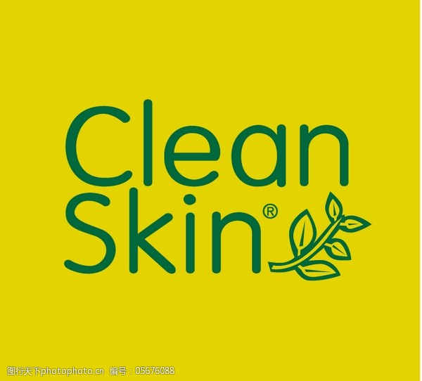 clean_skinlogo设计欣赏clean_skin护理品logo下载标志设计欣赏