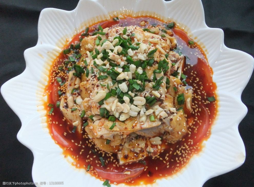 鸡麻辣鸡油淋鸡图片