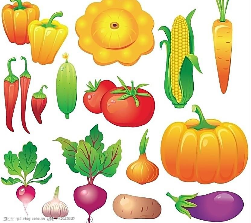 卡通蔬菜图片