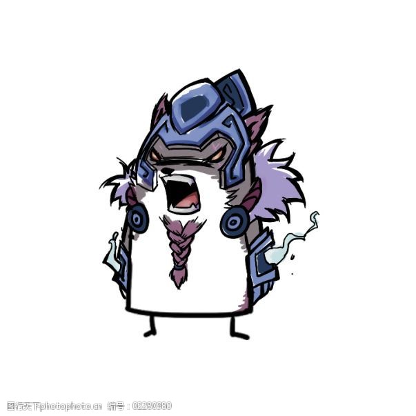 位图插画热门游戏lolq版手绘免费素材