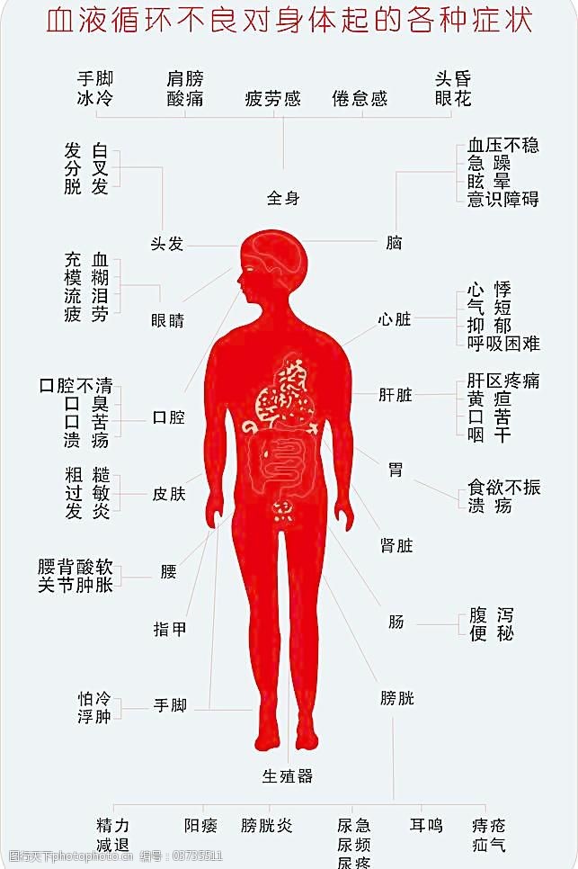 血液循环不良引起的病症图片