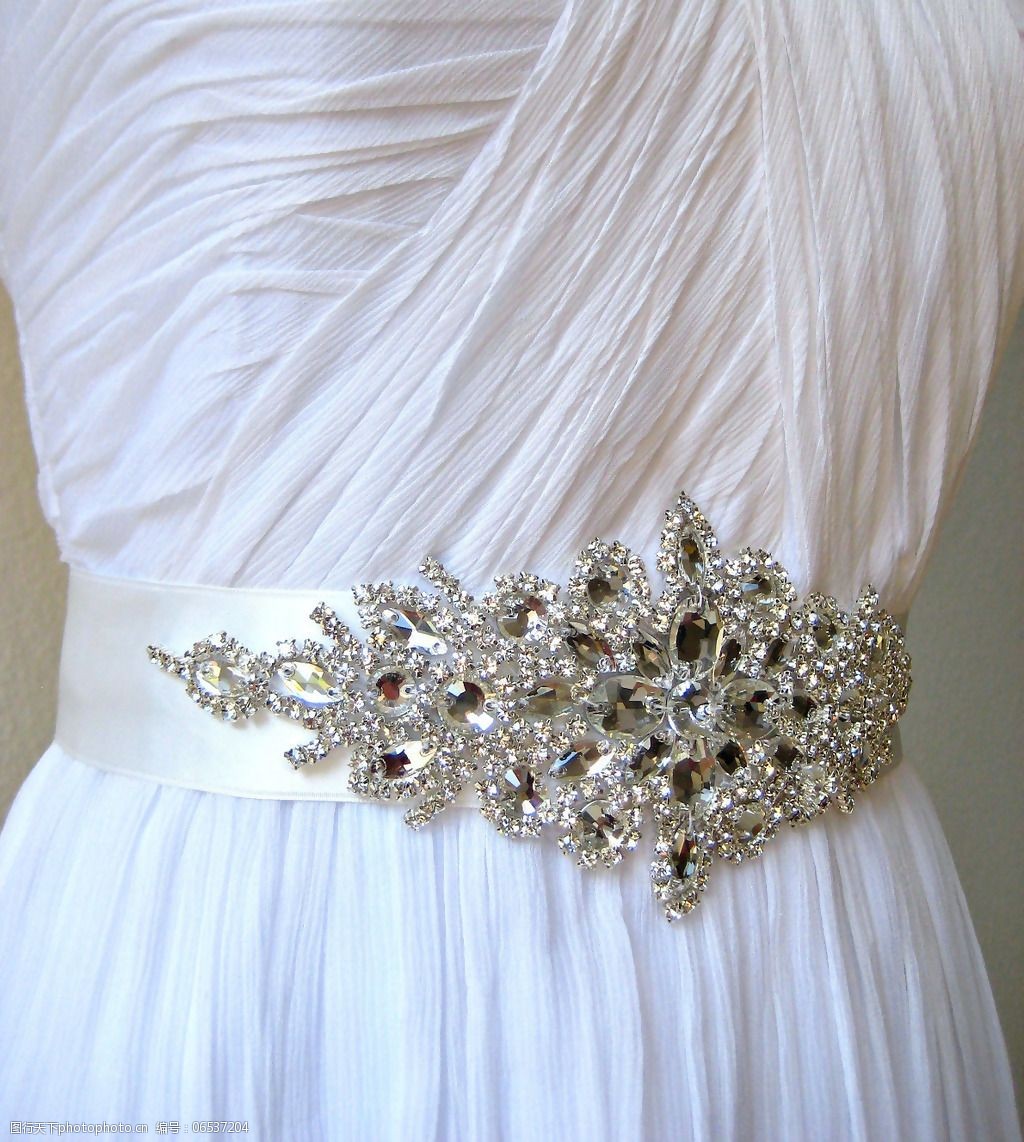 位图实物图珠绣烫钻礼服免费素材