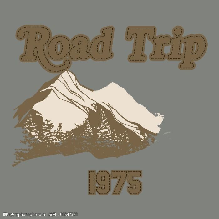 服装设计 关键词:印花矢量图免费下载 t恤图案 风景建筑 服装图案