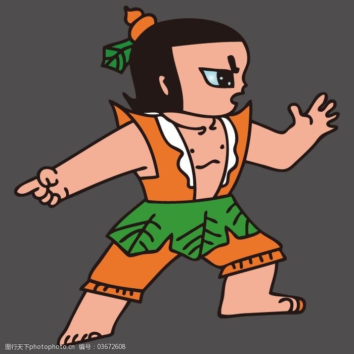 印花矢量图t恤图案卡通人物卡通形象经典动画免费素材