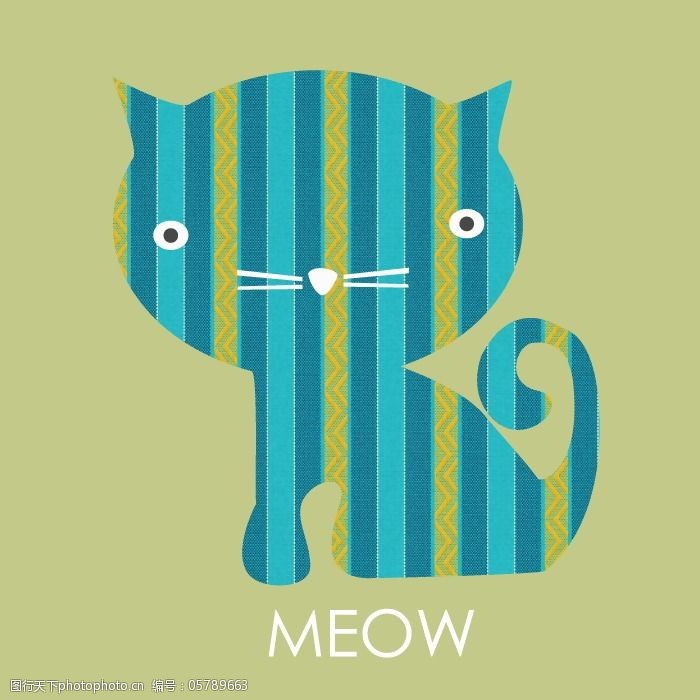 印花矢量图t恤图案可爱卡通卡通动物图文结合免费素材