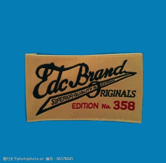 织唛标文字英文数字免费素材