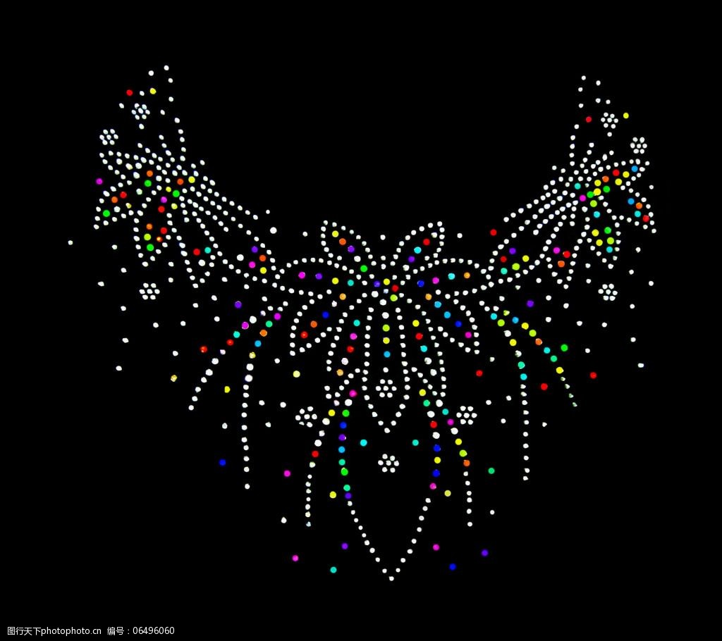 烫钻领边免费素材