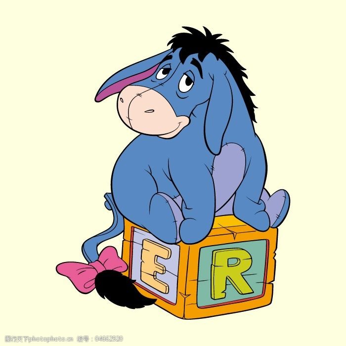 印花矢量图可爱卡通卡通形象卡通动物迪斯尼免费素材