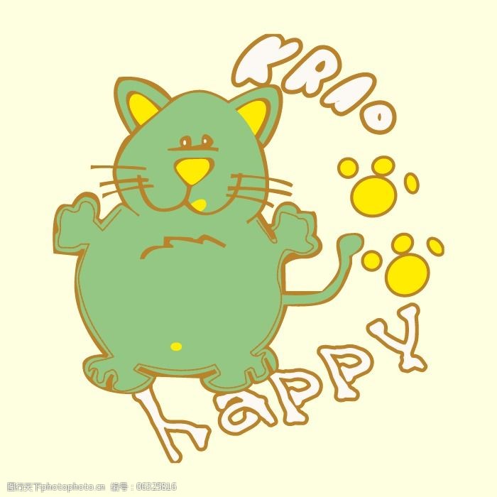 印花矢量图t恤图案可爱卡通图文结合动物免费素材