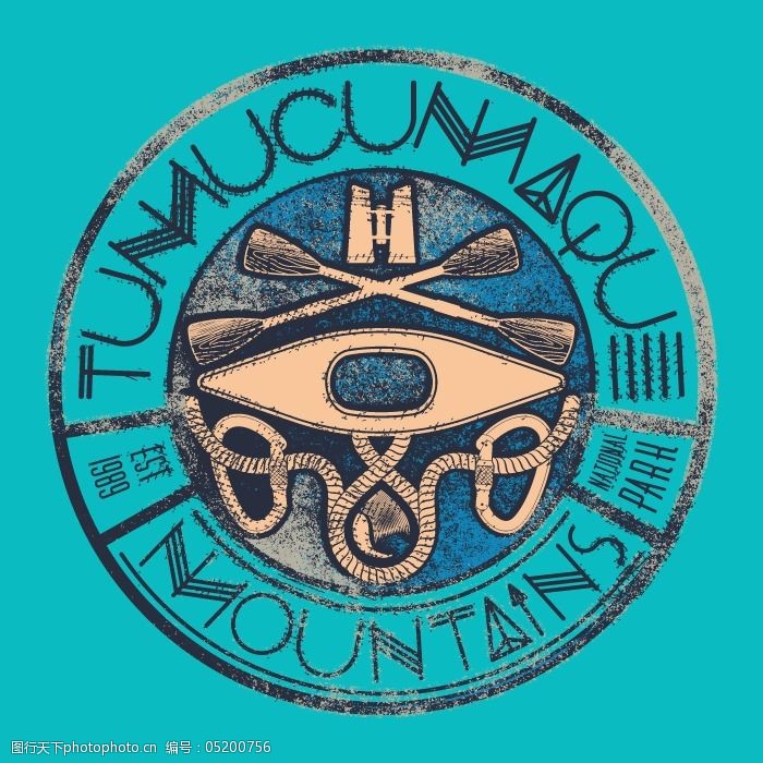 印花矢量图t恤图案图文结合徽章标记运动元素免费素材