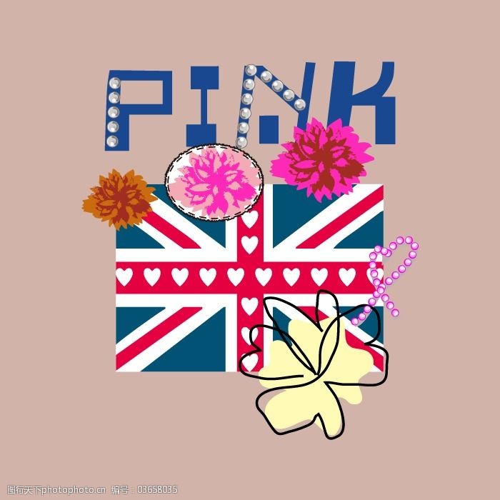 印花矢量图t恤图案图文结合几何线条免费素材