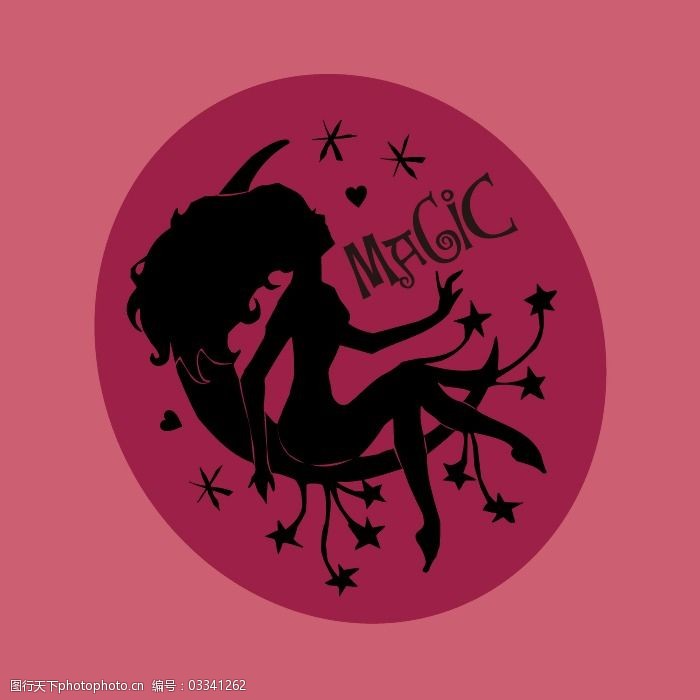 印花矢量图t恤图案图文结合人物女人免费素材