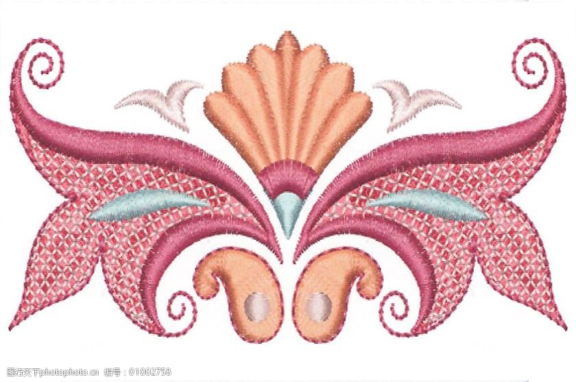 關鍵詞:繡花免費下載 服裝圖案 花卉 花紋 家紡 免費下載 繡花 面料