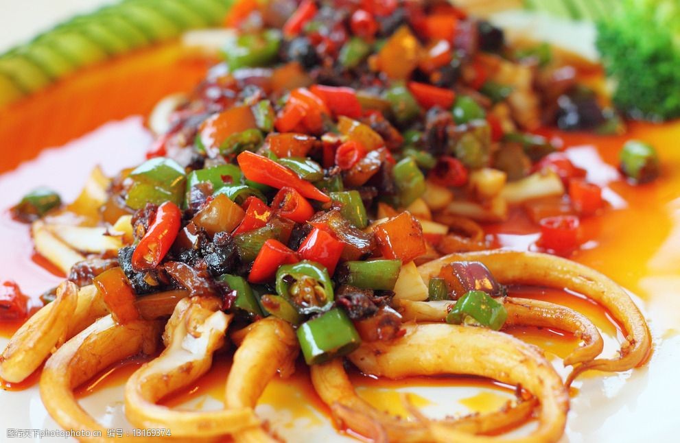 鱿鱼麻辣鱿鱼美图片